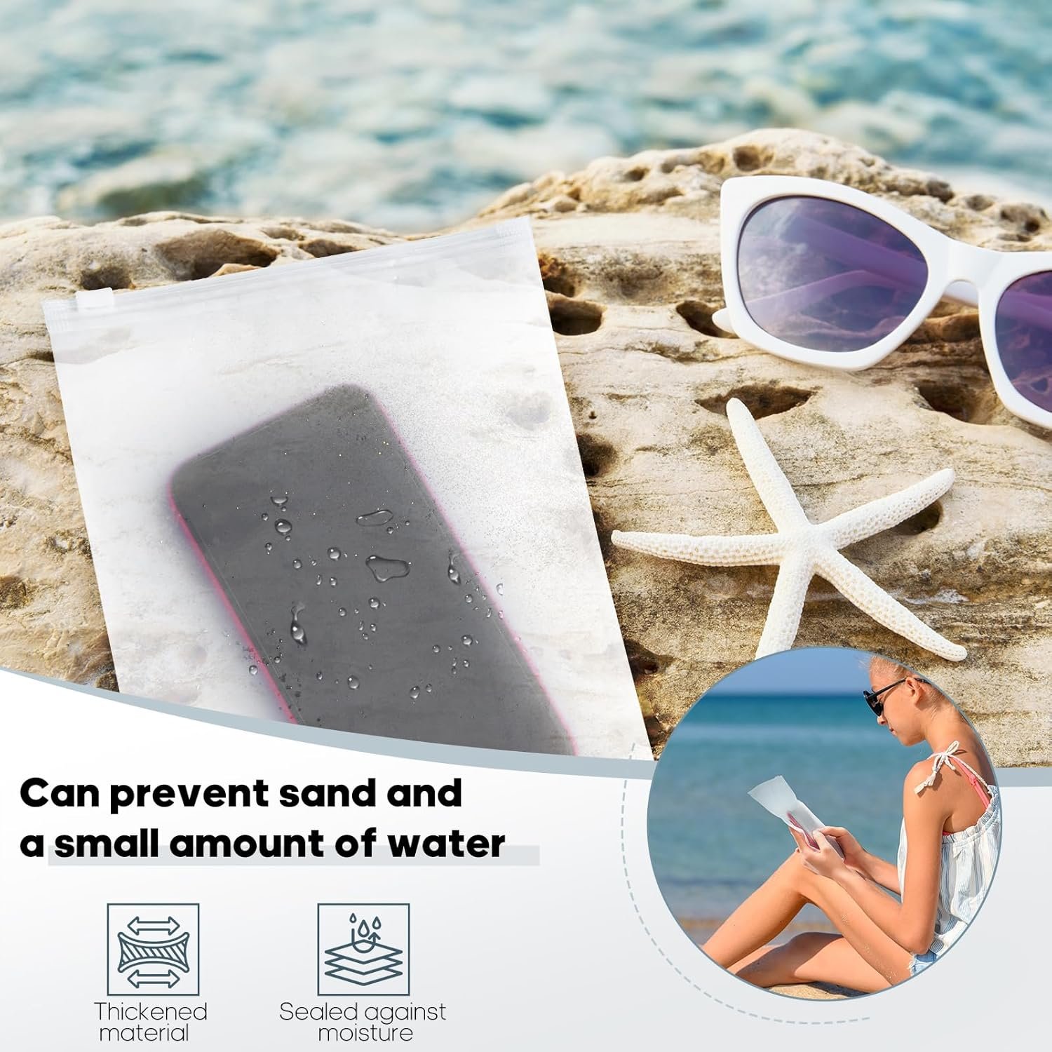 14x18 Inch Clothes Packaging Bags for Shipping, 50Pcs 2 Gallon Frosted Zipper Clothing Packaging Bags for small business, Clear Apparel Bag for Winter clothes, blankets, backpack | No Vent Holes - Image 7