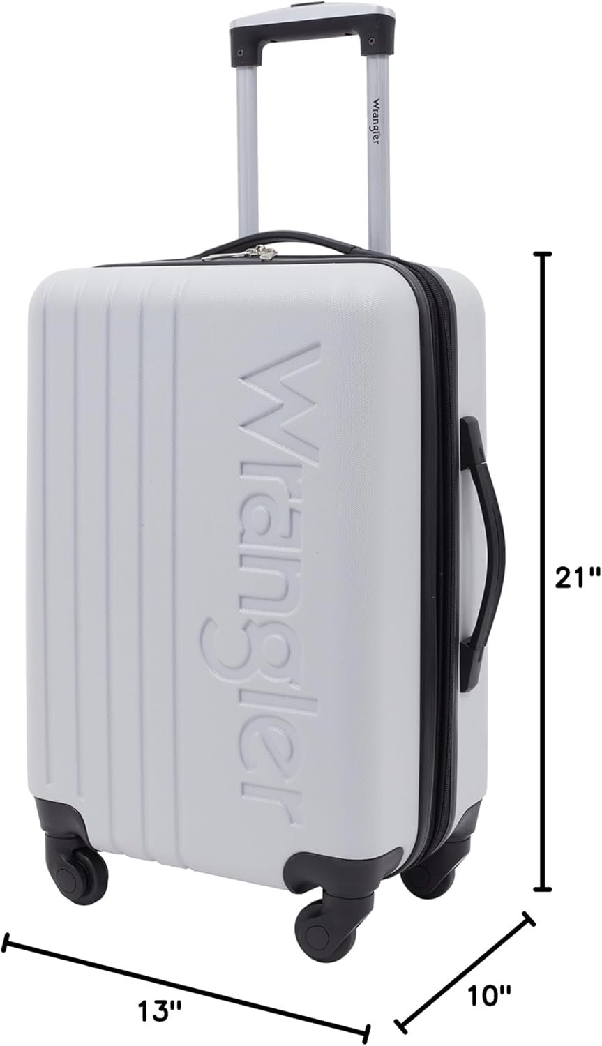 Wrangler Luggage Set, Grey, 20" Carry-On - Image 9