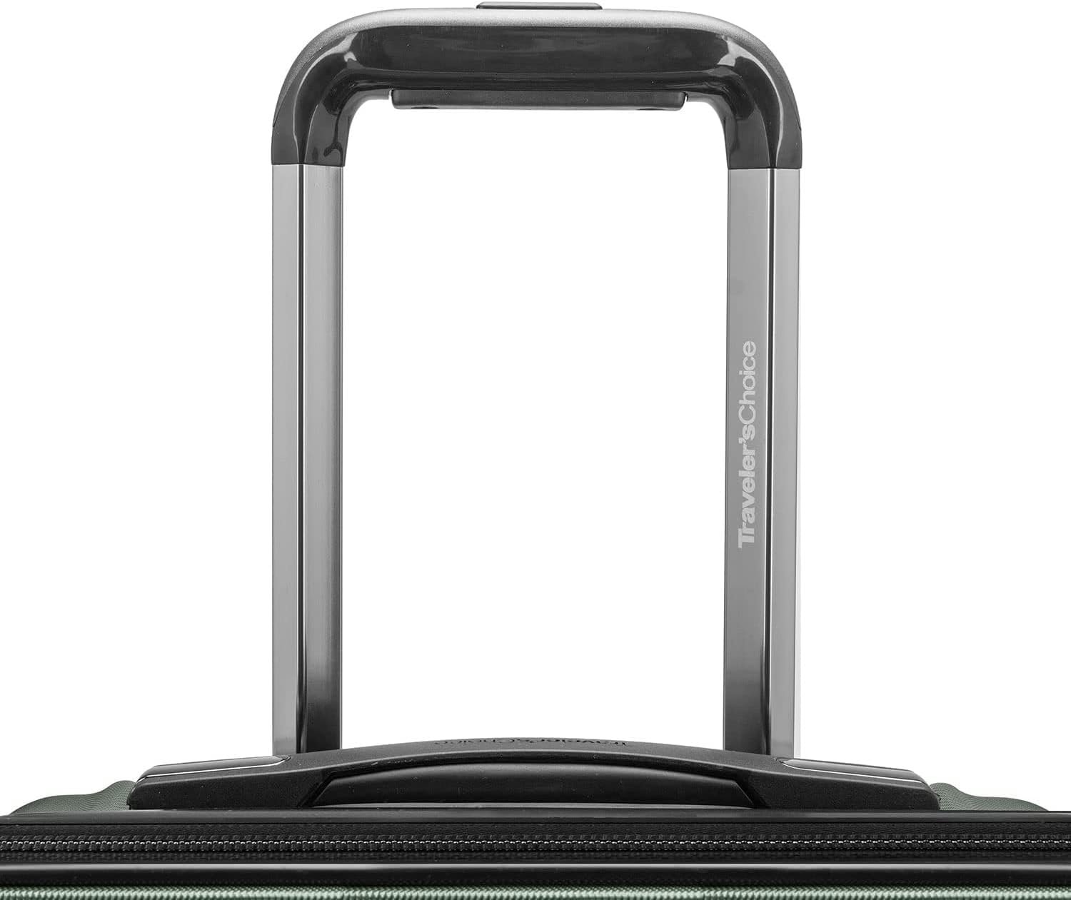 Traveler's Choice Archer Polycarbonate Hardside Spinner Luggage Set, Tie Down Straps ,Green, 2-Piece - Image 4