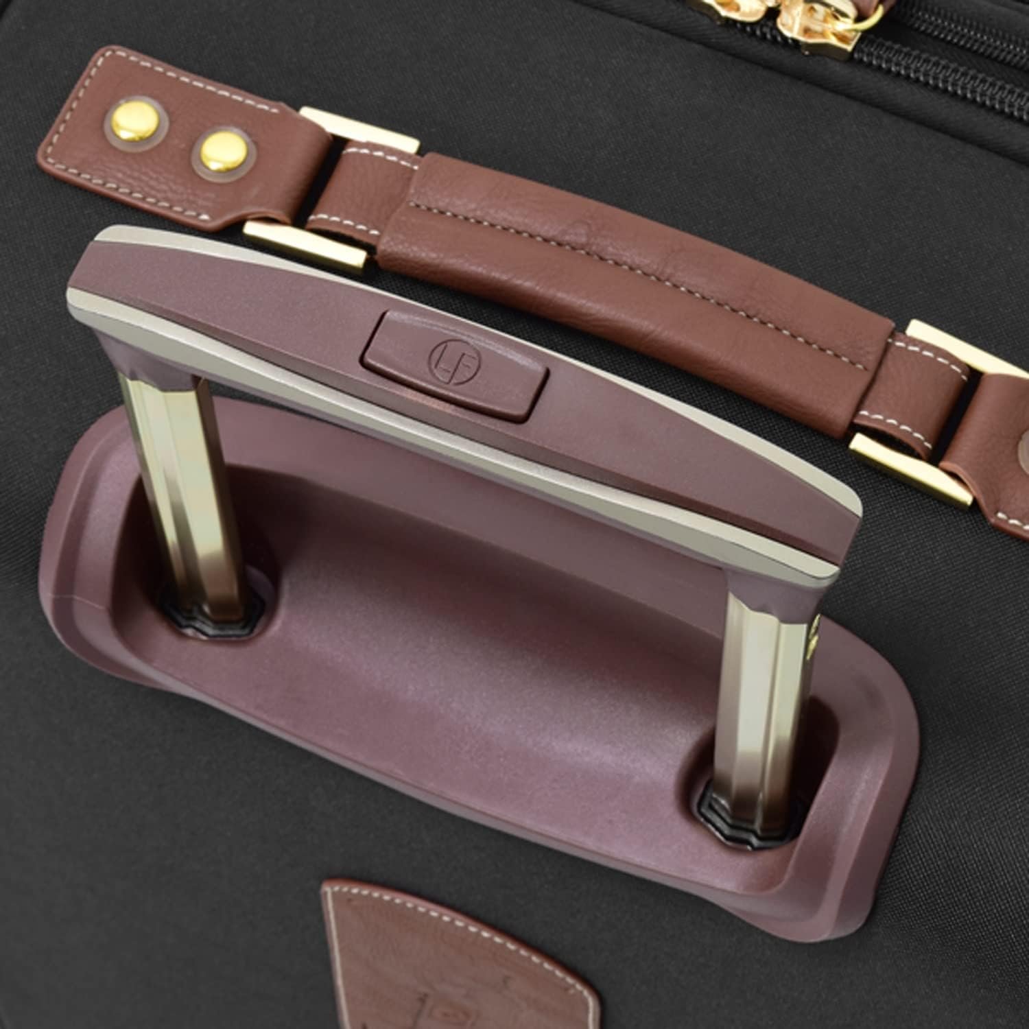 London Fog Westminster 20" Expandable Spinner Carry On, Black - Image 6