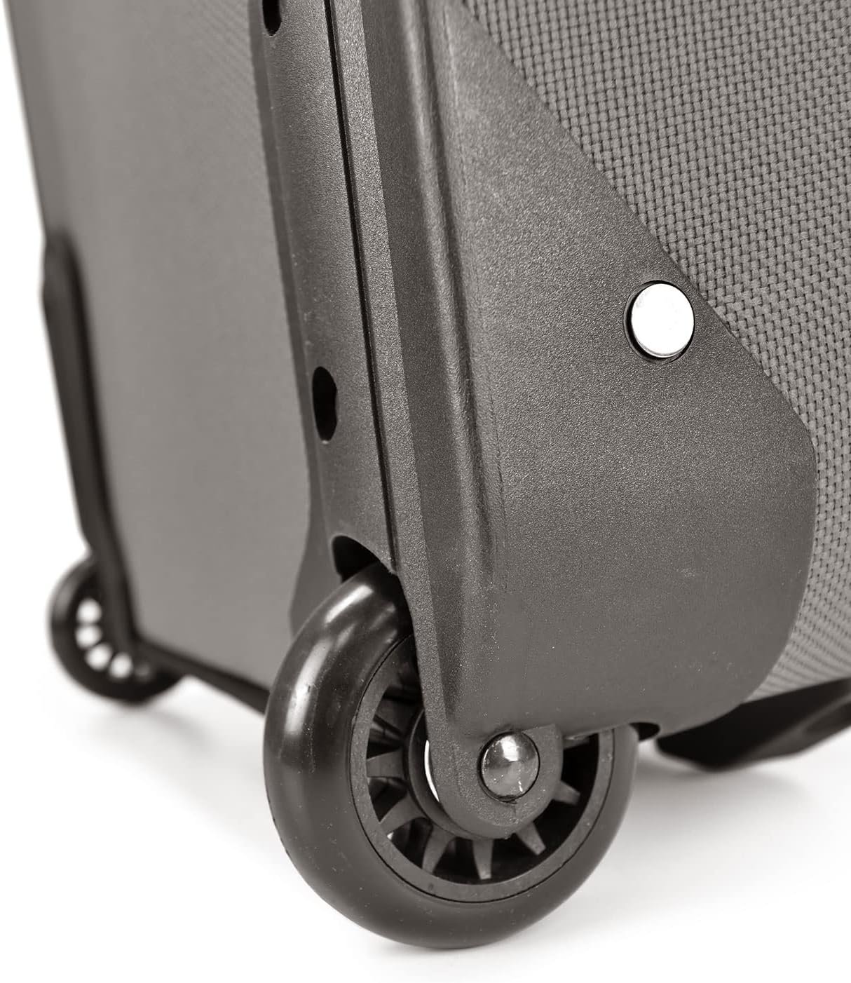 U.S. Traveler Rio Rugged Fabric Expandable Carry-on Luggage, Grey, Set - Image 8