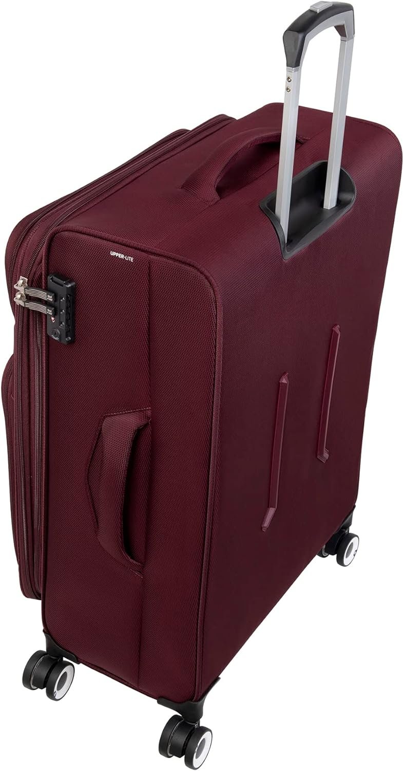 it luggage Intrepid 22" Softside Carry-on 8 Wheel Expandable Spinner with TSA Lock, Dark Red - Image 5