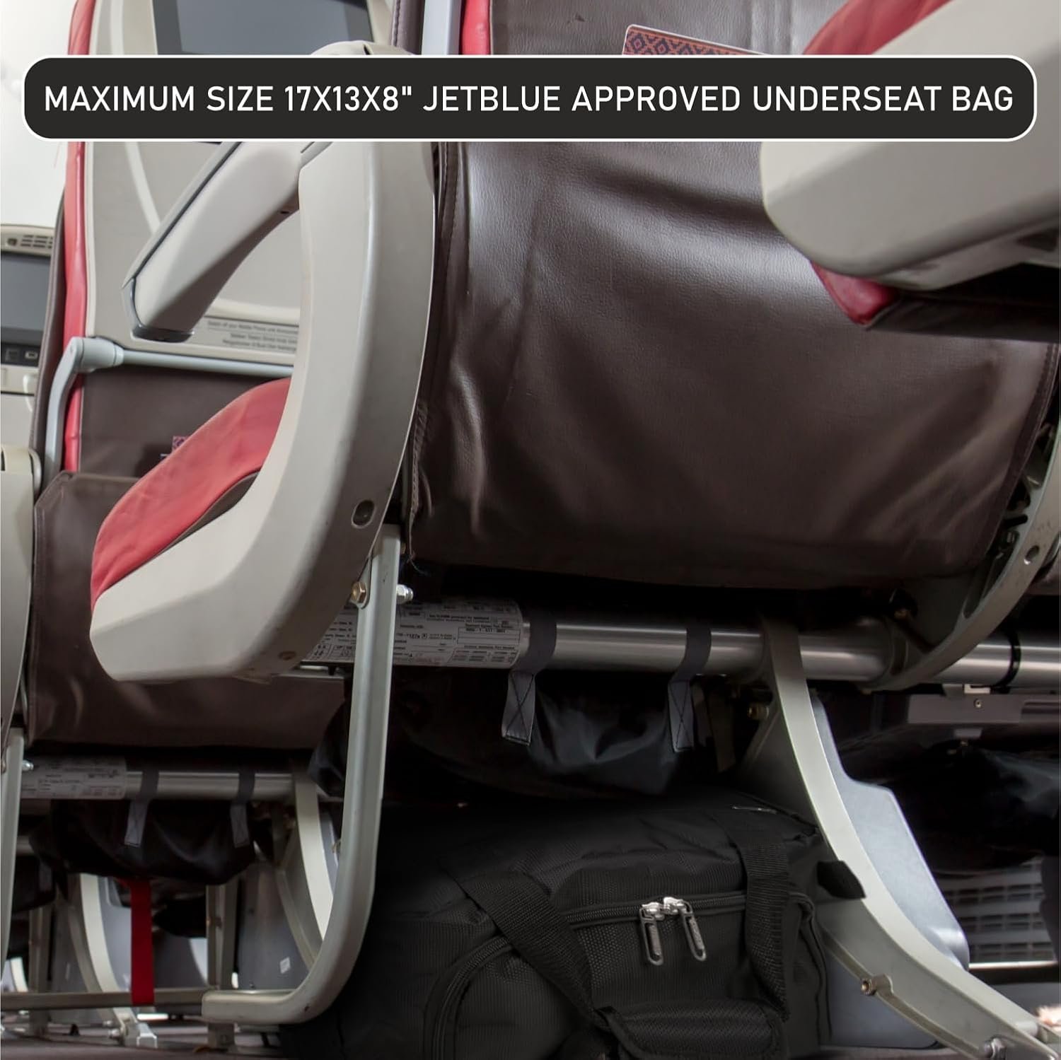 Aerolite Underseat 17x13x8” jetBlue Airline Maximum Size Carry On Holdall with 5 Year Guarantee, Premium Carry On Personal Item Eco-Friendly Travel Duffel Bag - Image 8