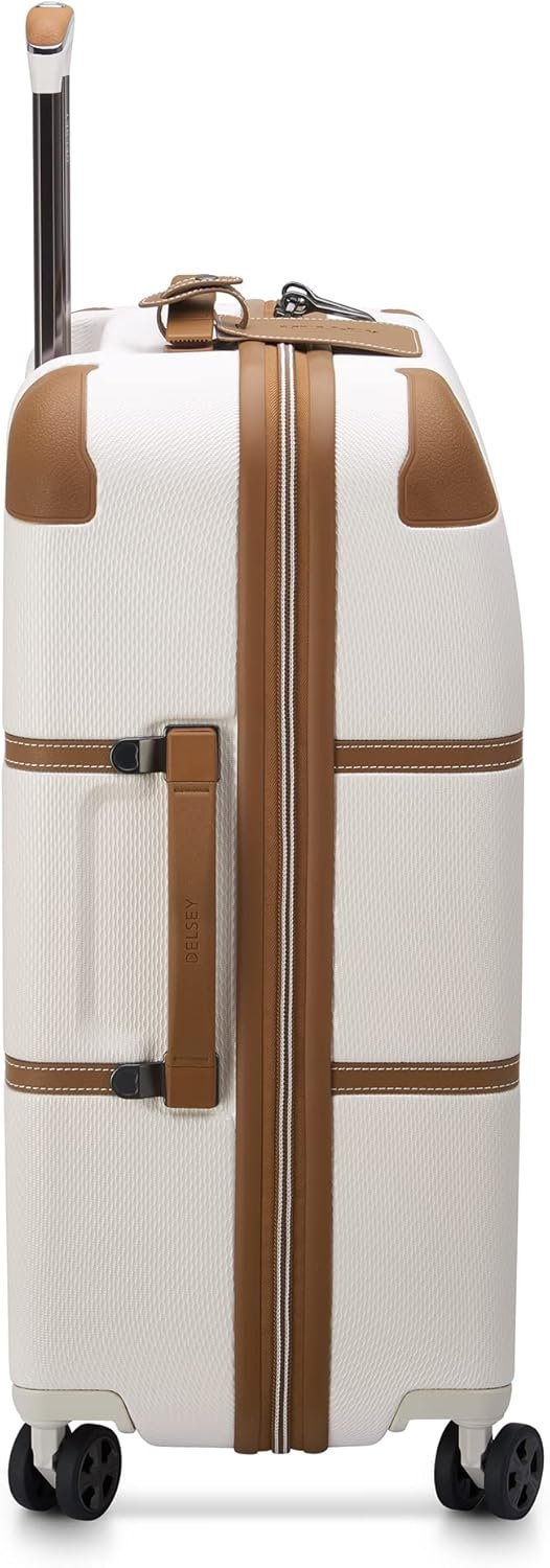 DELSEY PARIS Chatelet Air 2.0 Hardside Luggage with Spinner Wheels, Angora, Checked-Medium 24 Inch - Image 7