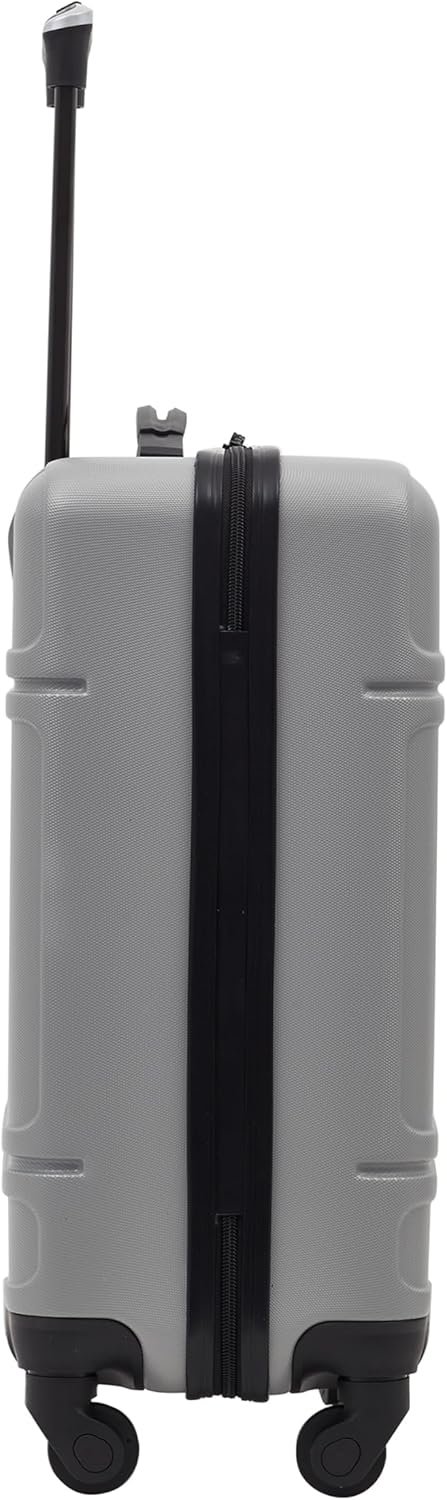 Travelers Club Skyline Spinner Luggage, Gray, 22-Inch Carry-On - Image 6