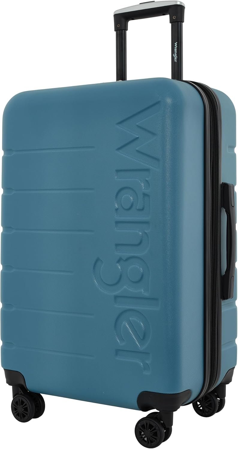 Wrangler Maverick 3 Piece Luggage Set, Blue Heaven, 45.72 cm x 27.94 cm x 71.12 cm - Image 4