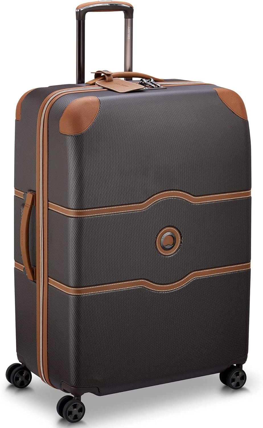 DELSEY PARIS Chatelet Air 2.0 Hardside Luggage with Spinner Wheels, Chocolate Brown, 2 Piece Set (19/28) - Image 5