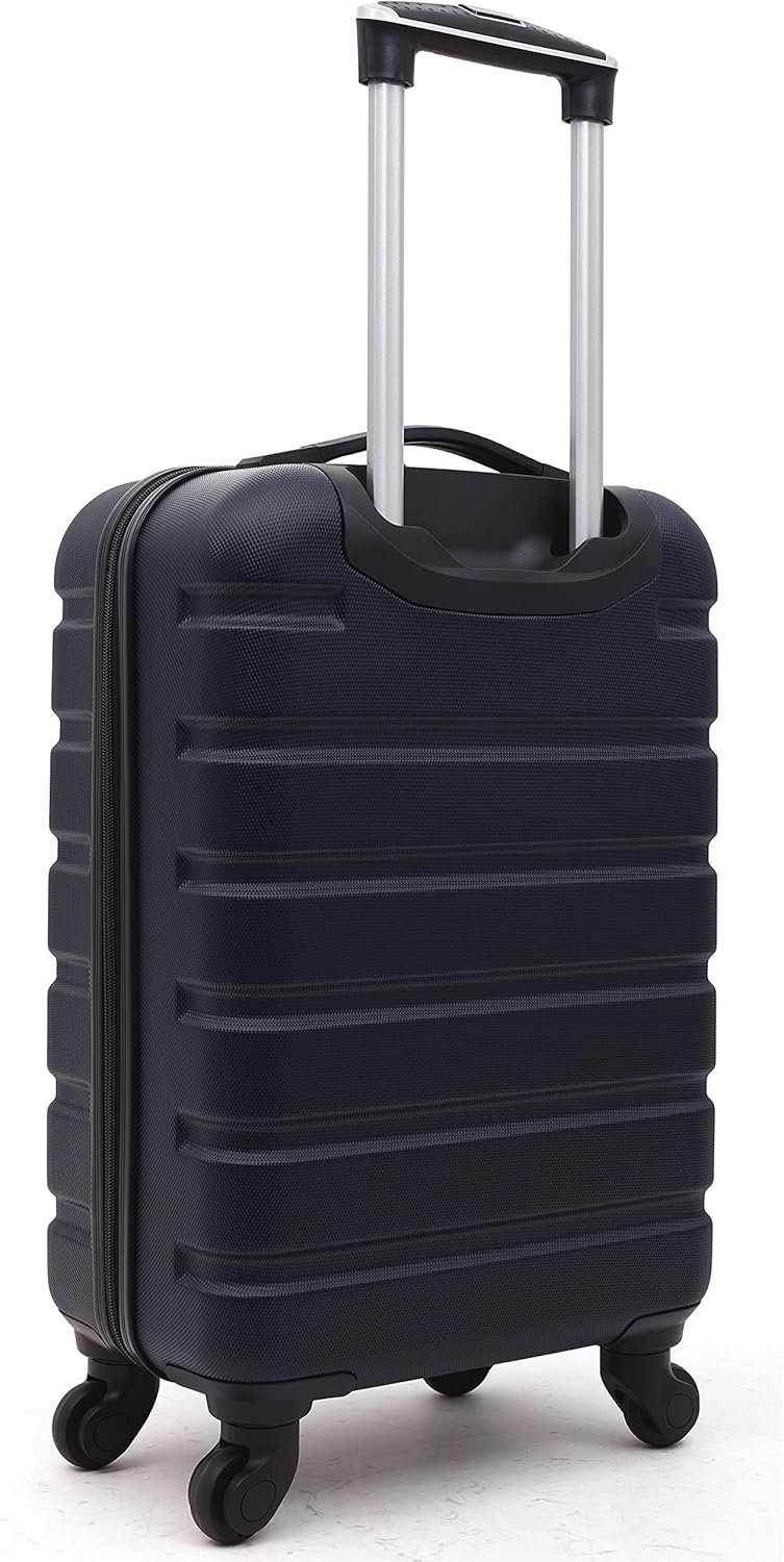 Wrangler Hardside Spinner Carry-On Luggage, Dark Navy, 22-Inch - Image 5