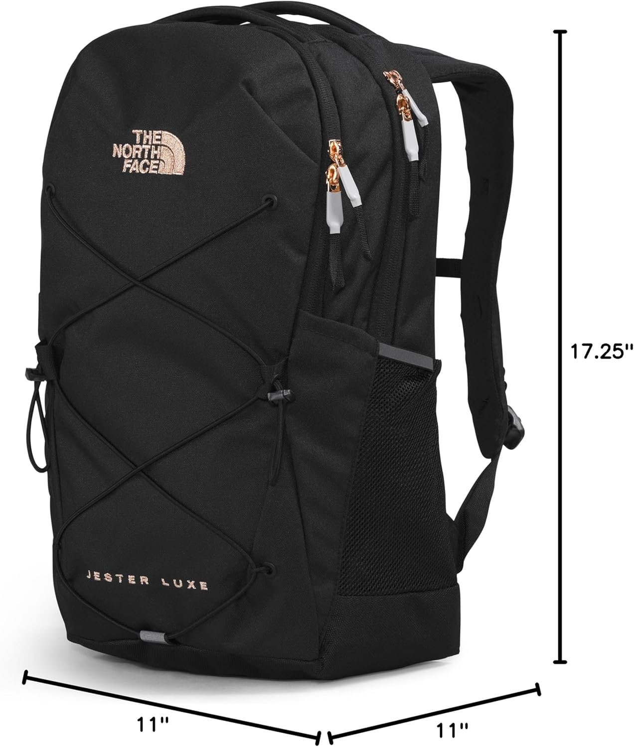THE NORTH FACE Women's Every Day Jester Laptop Backpack, TNF Black/Burnt Coral Metallic, One Size - Image 7