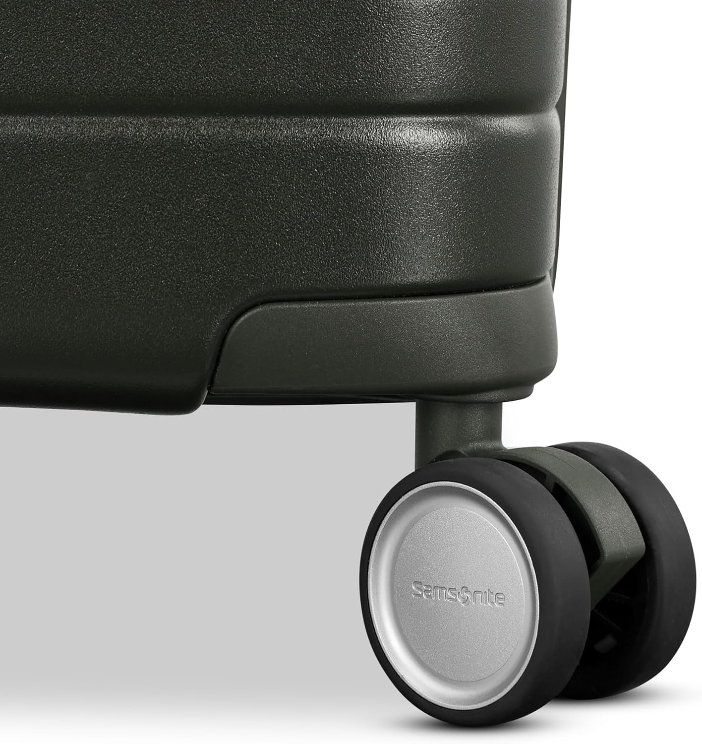 Virtuosa Hardside 21 Inch Carry On Luggage - Airline Approved with 360° Spinner Wheels, RightHeight™ Adjustable Handle - Zippered WetPak™ - TSA Lock - Expandable Light Polycarbonate Shell - Pine Green - Image 4