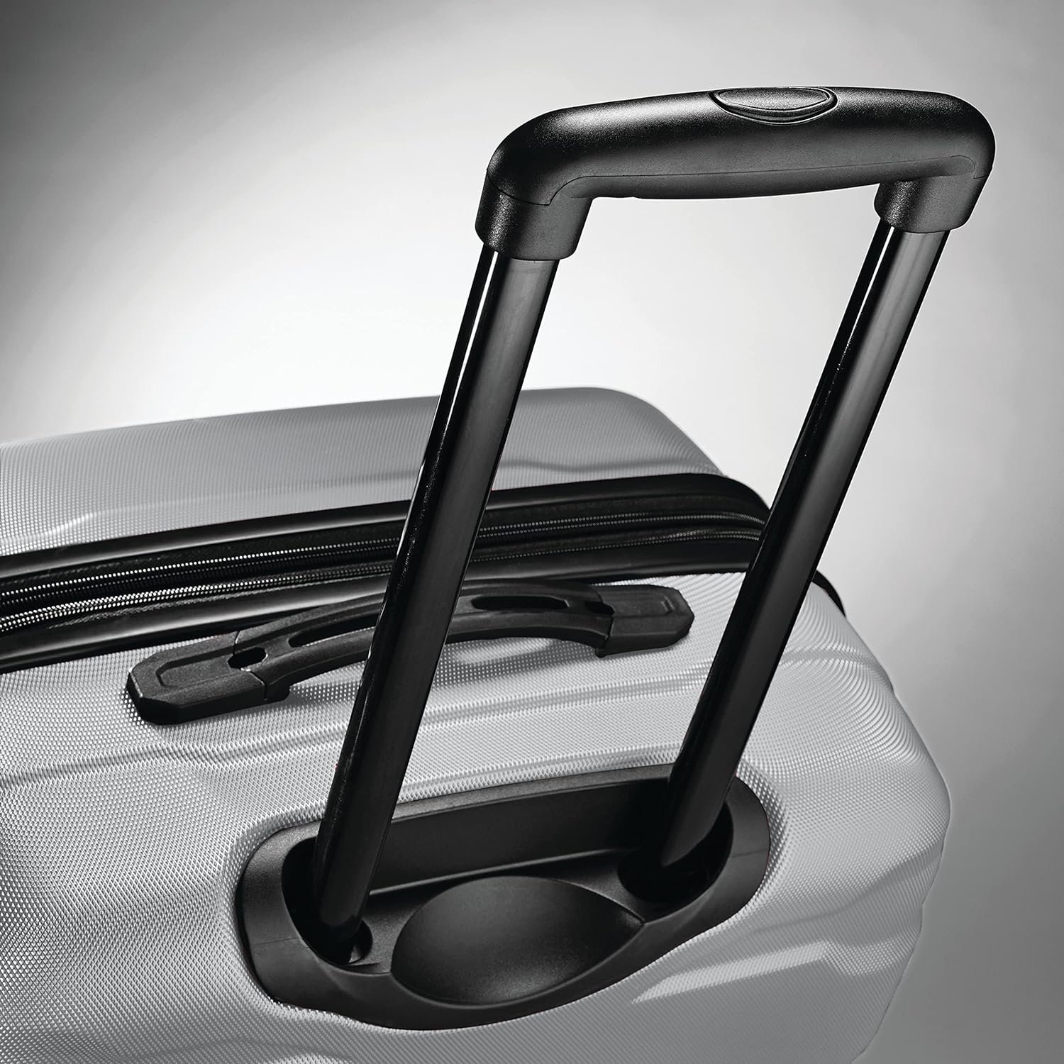 Samsonite Omni PC Hardside Expandable Luggage with Spinner Wheels, Silver, 3-Piece Set (20/24/28) - Image 4