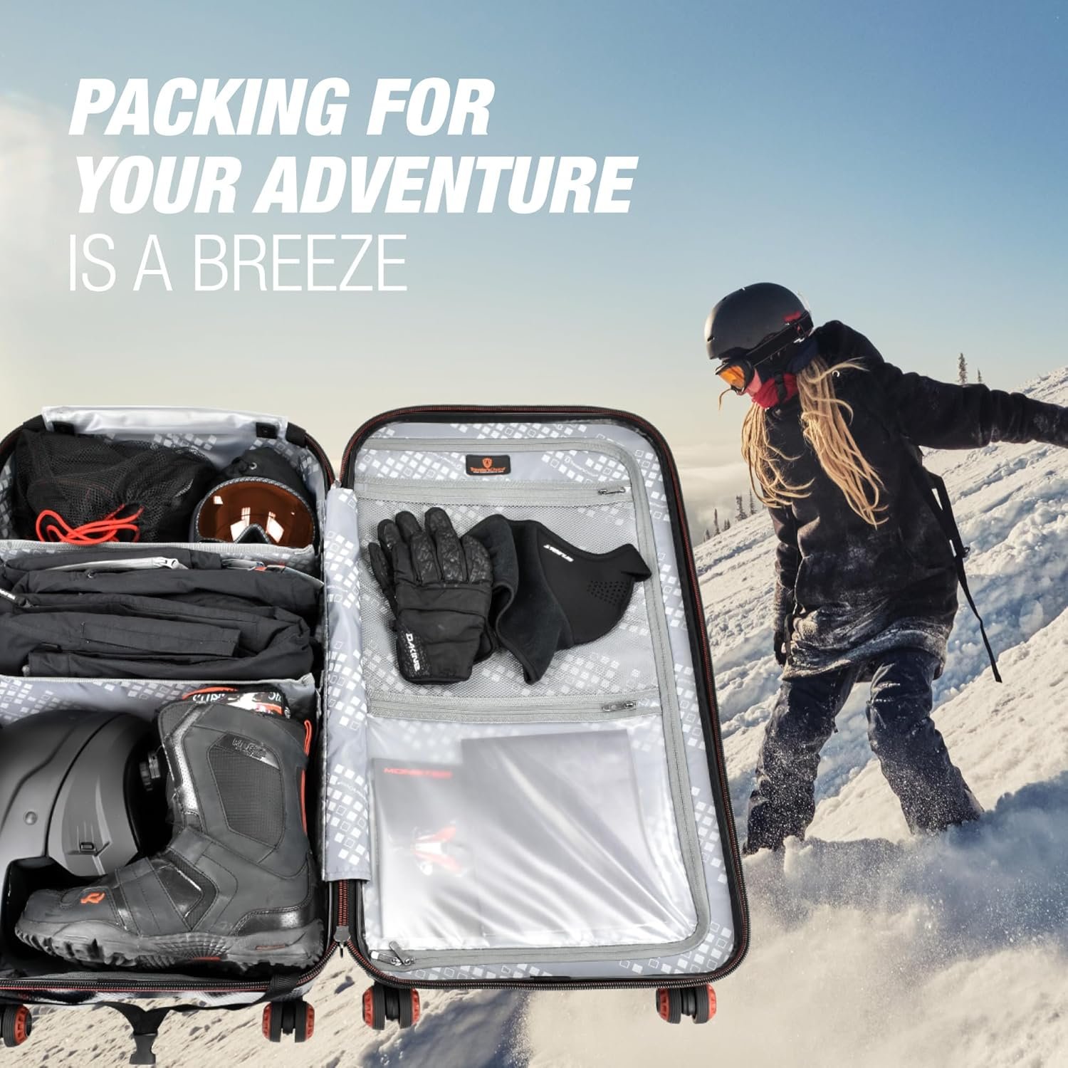 Traveler's Choice Maxporter II 30" Hardside Spinner Trunk Luggage, Expandable, Dark Green - Image 8