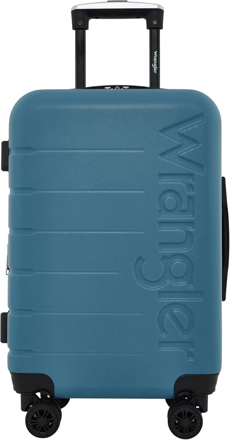 Wrangler Maverick 3 Piece Luggage Set, Blue Heaven, 45.72 cm x 27.94 cm x 71.12 cm - Image 6
