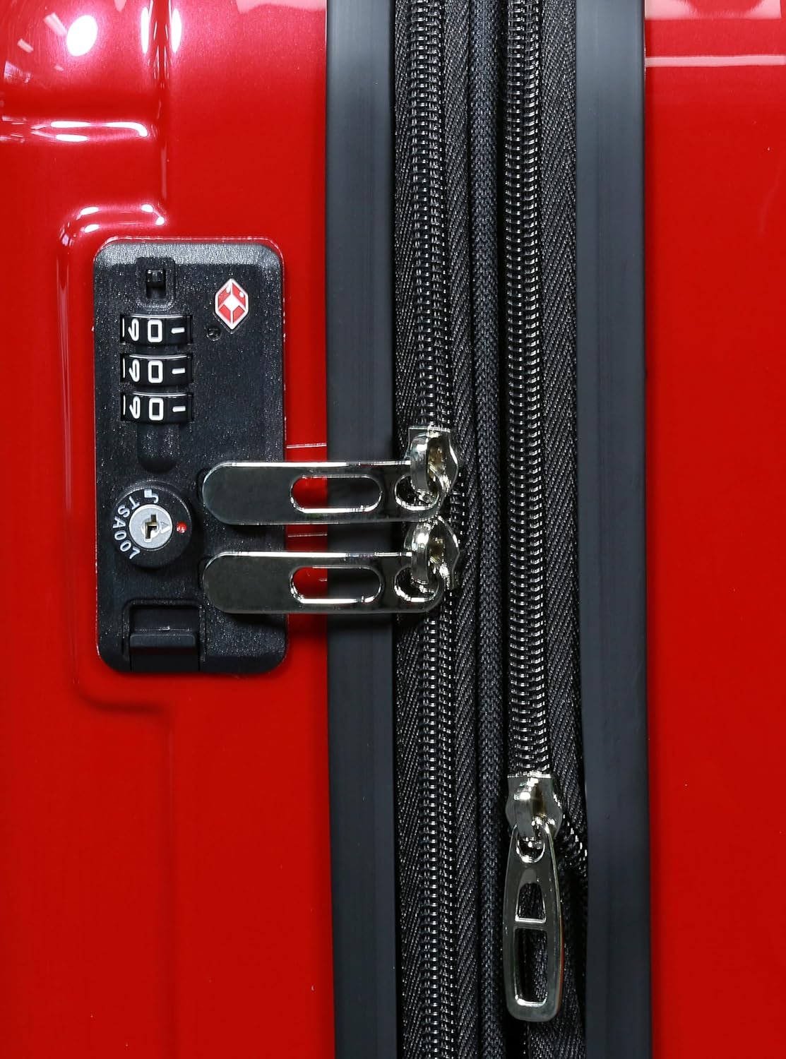 World Traveler Contour Lightweight Polycarbonate Hardside Expandable Spinner Luggage with TSA Lock, Red, 28-inch - Image 7