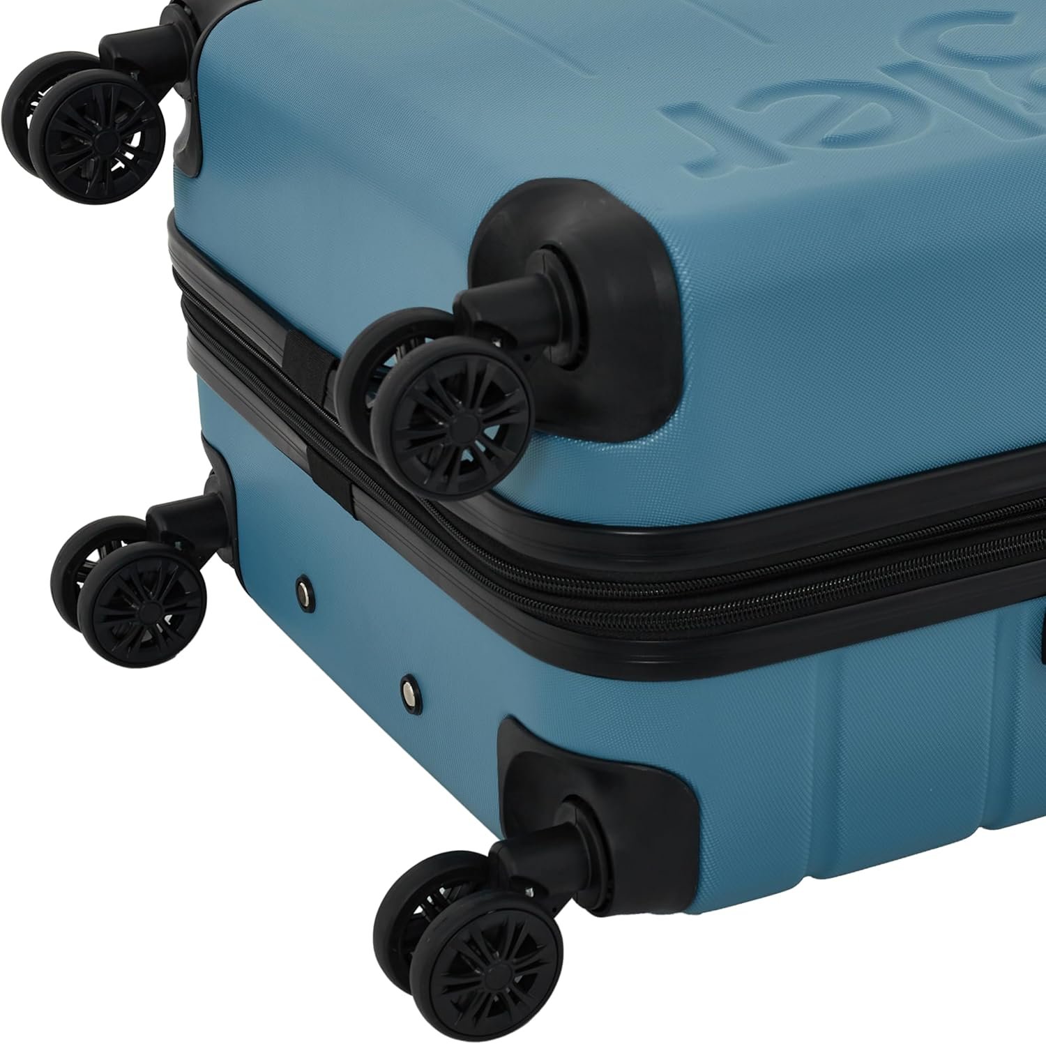 Wrangler Maverick 3 Piece Luggage Set, Blue Heaven, 45.72 cm x 27.94 cm x 71.12 cm - Image 8