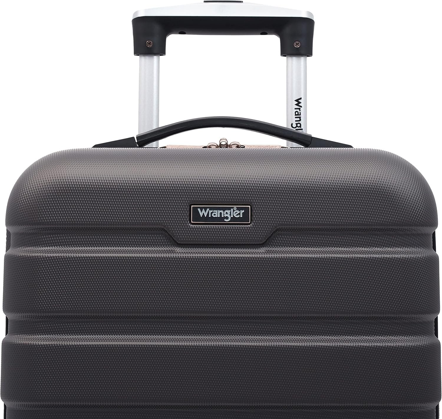 Wrangler Hardside Spinner Carry-On Luggage, Charcoal, 22-Inch - Image 6