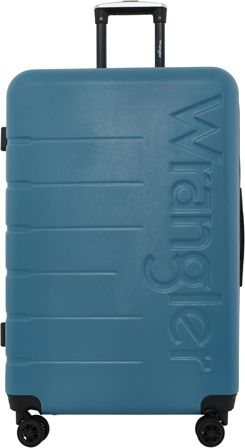 Wrangler Maverick 3 Piece Luggage Set, Blue Heaven, 45.72 cm x 27.94 cm x 71.12 cm - Image 3