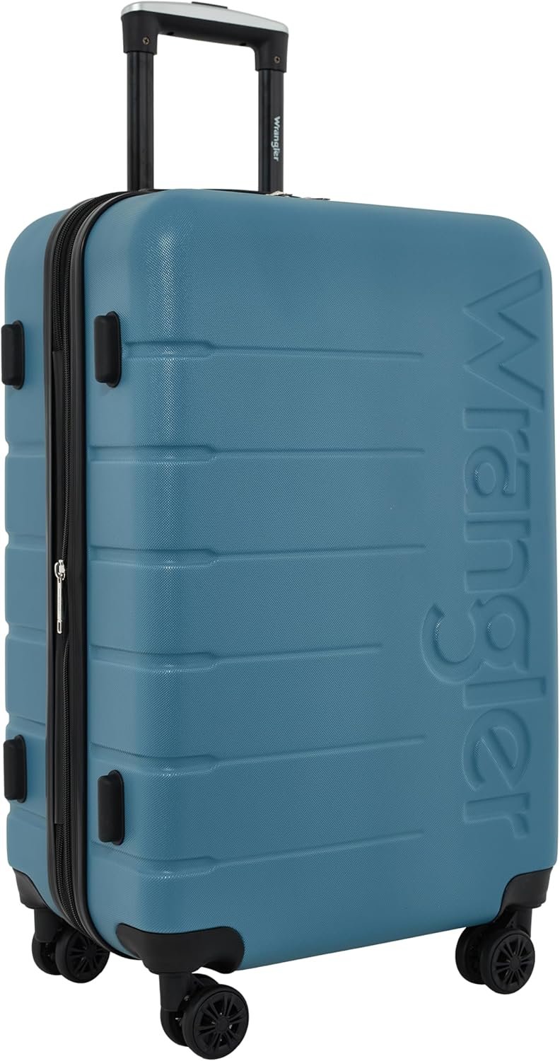 Wrangler Maverick 3 Piece Luggage Set, Blue Heaven, 45.72 cm x 27.94 cm x 71.12 cm - Image 11