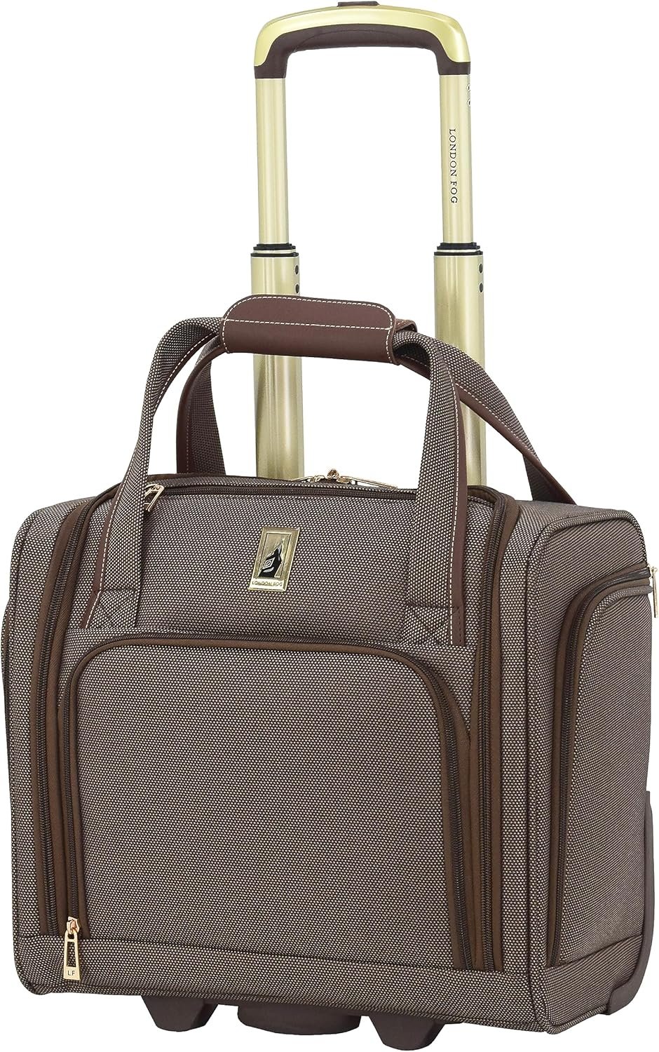 London Fog Liverpool Bronze Triweave 15" Under The Seat Bag - Image 2