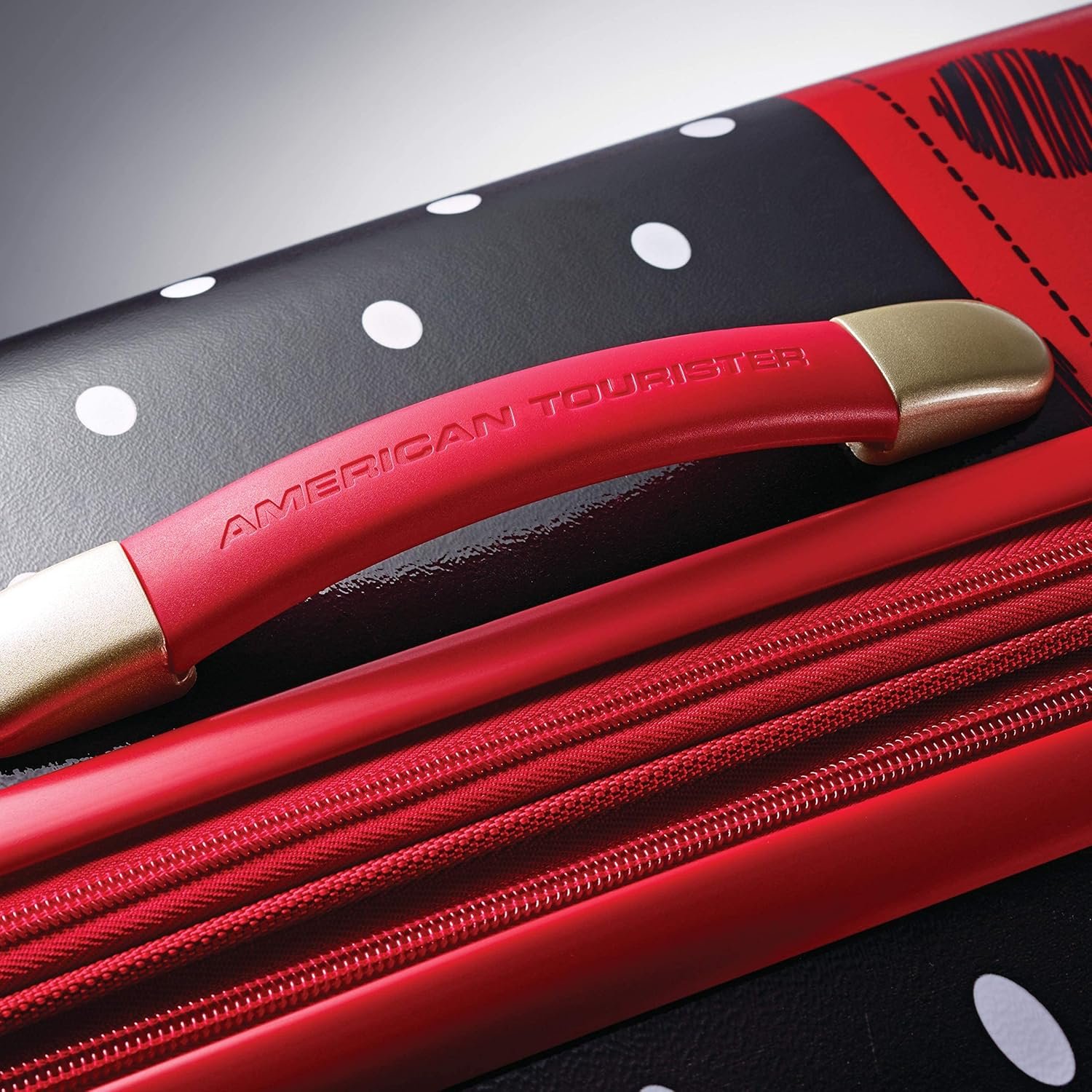 American Tourister Disney Hardside Luggage With Spinner Wheels, Minnie Mouse Red Bow, Checked-Large 28-Inch - Image 7