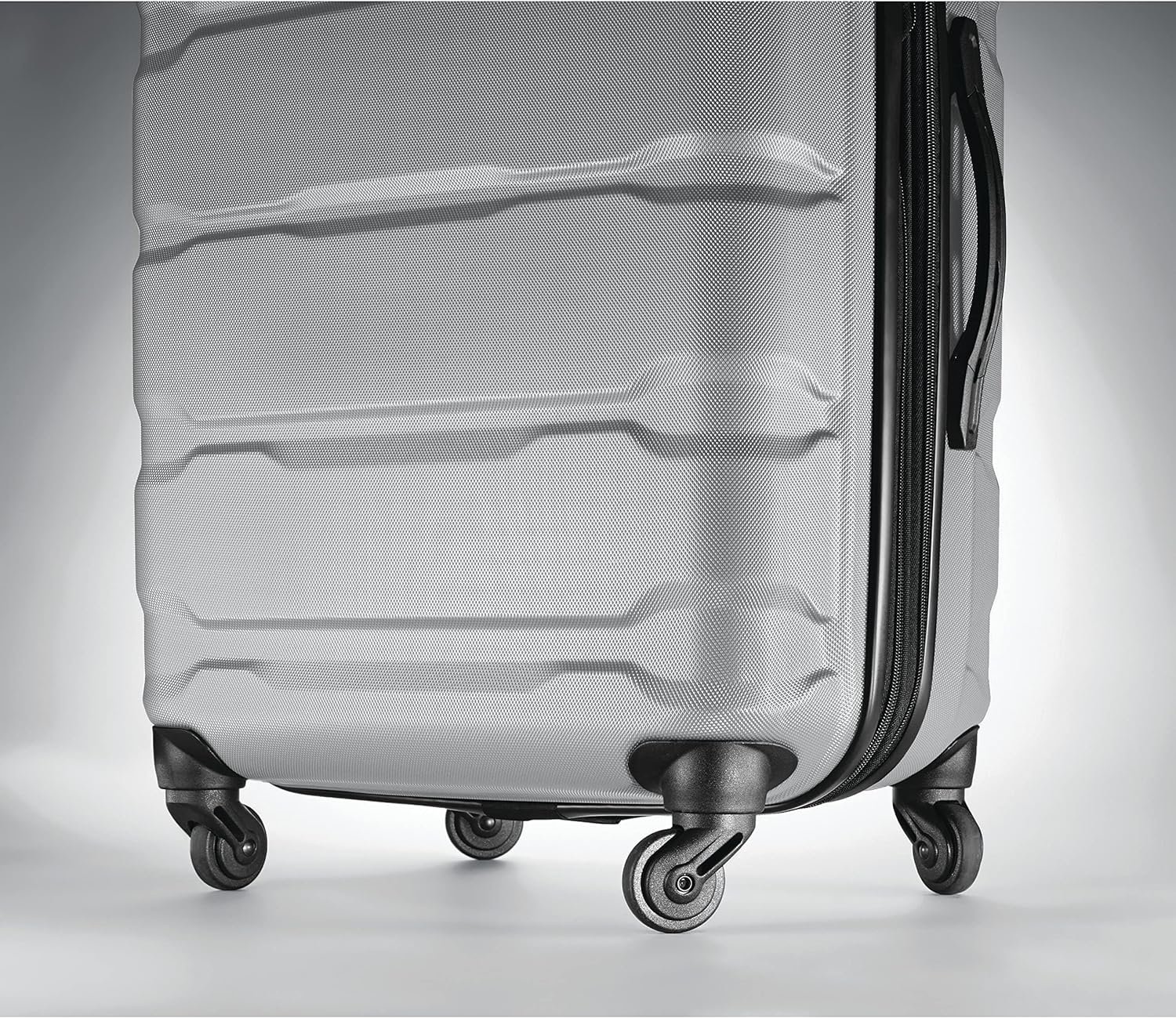 Samsonite Omni PC Hardside Expandable Luggage with Spinner Wheels, Silver, 3-Piece Set (20/24/28) - Image 5